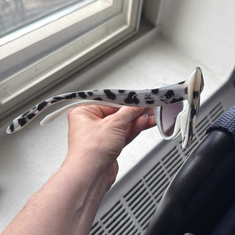 Roberto Cavalli speckled cat eye sunglasses - Picture 2 of 9